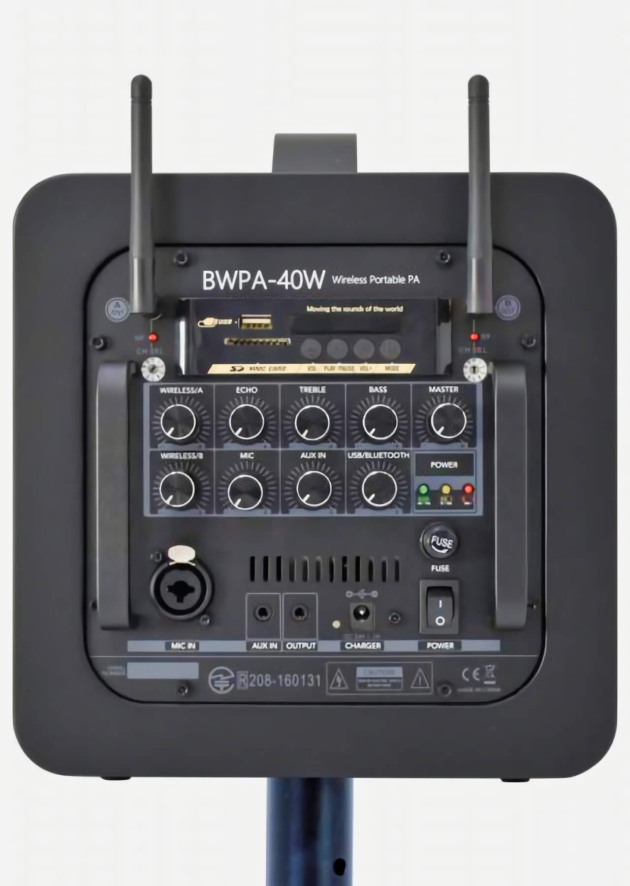 簡易音響 Belcat ベルキャット ポータブル PAアンプ BWPA-40W 