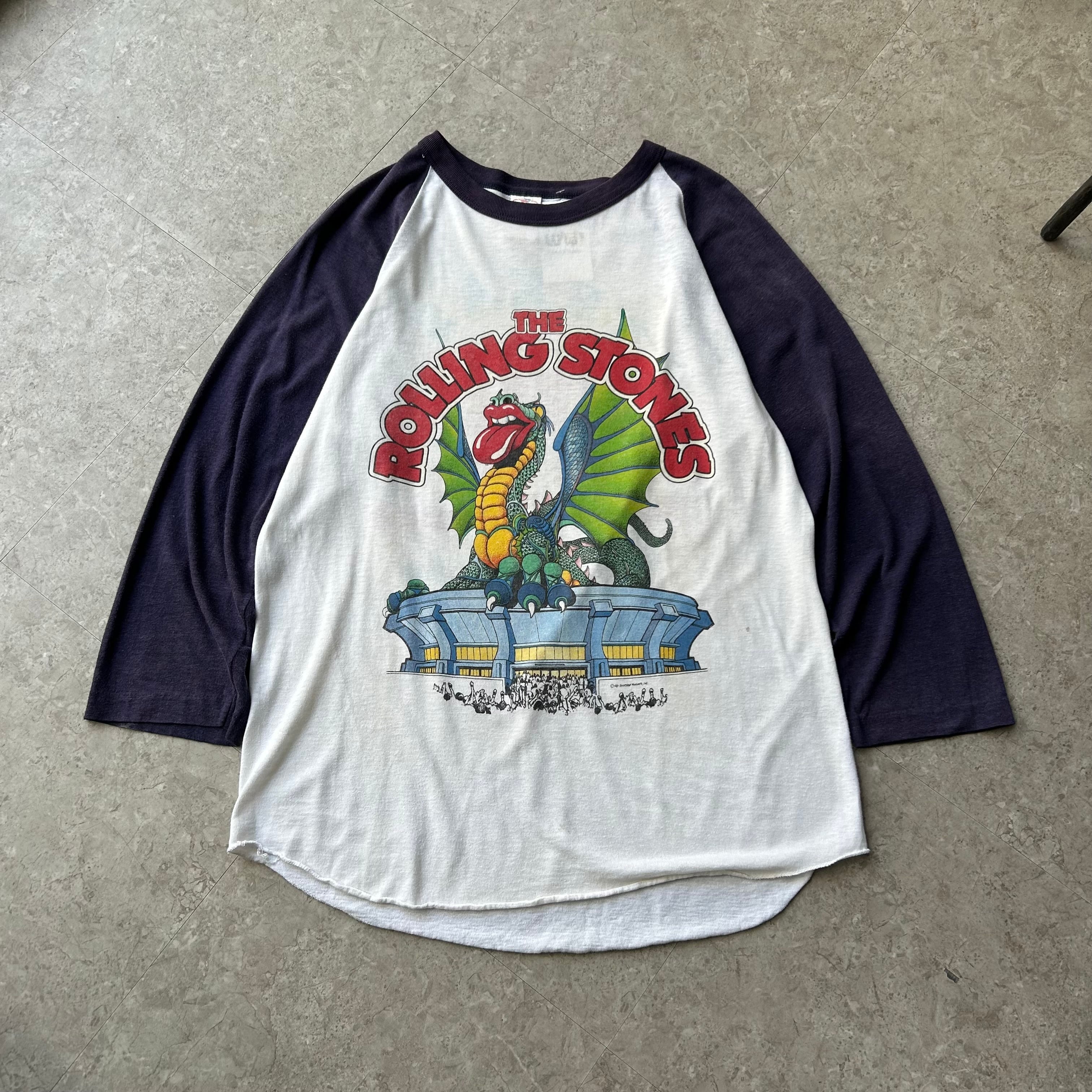 1981s THE ROLLING STONES "TEXAS" Tour design raglan sleeve T-shirt【仙台店】
