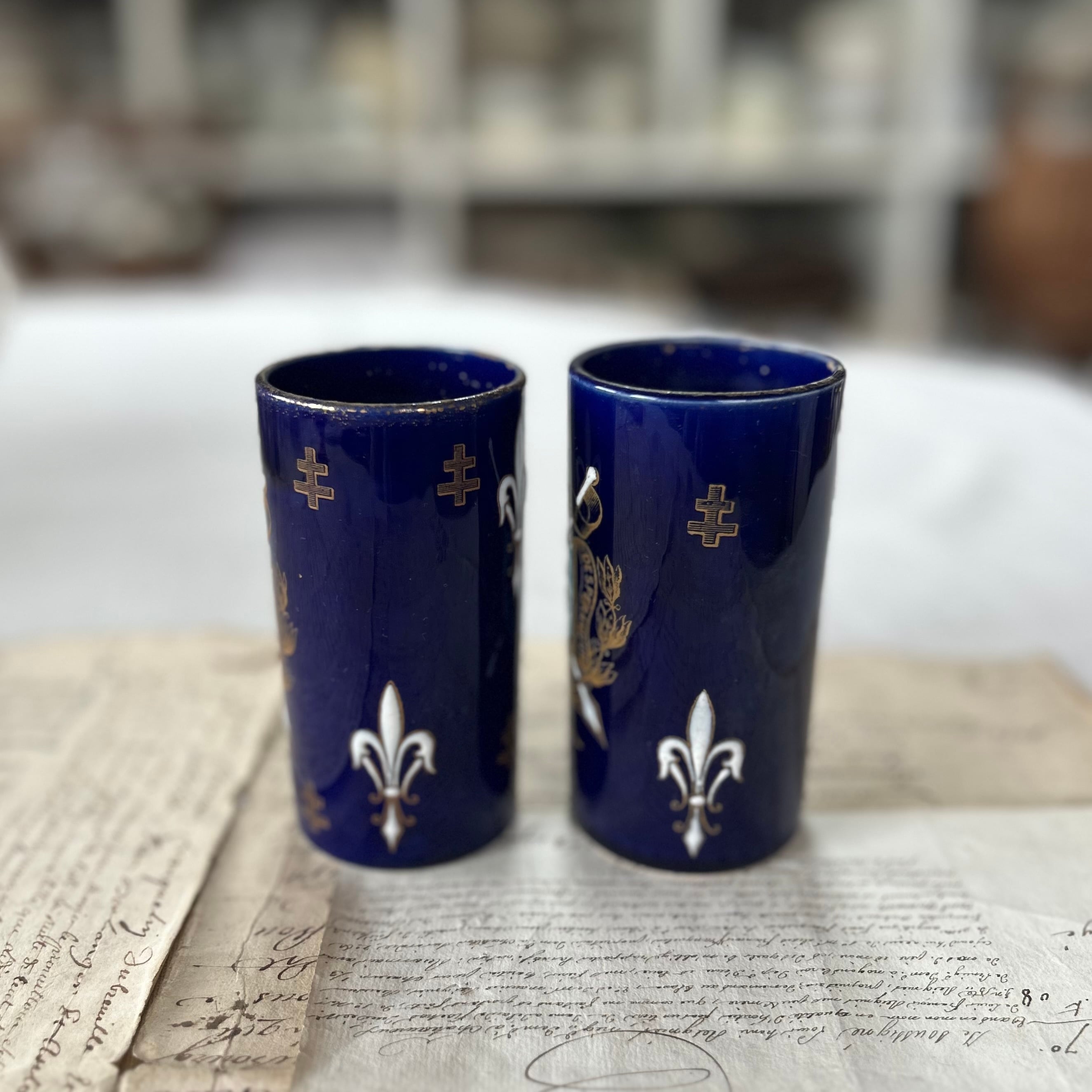 フランスアンティーク】 レア K&G LUNEVILLE （リュネヴィル）ロレーヌ