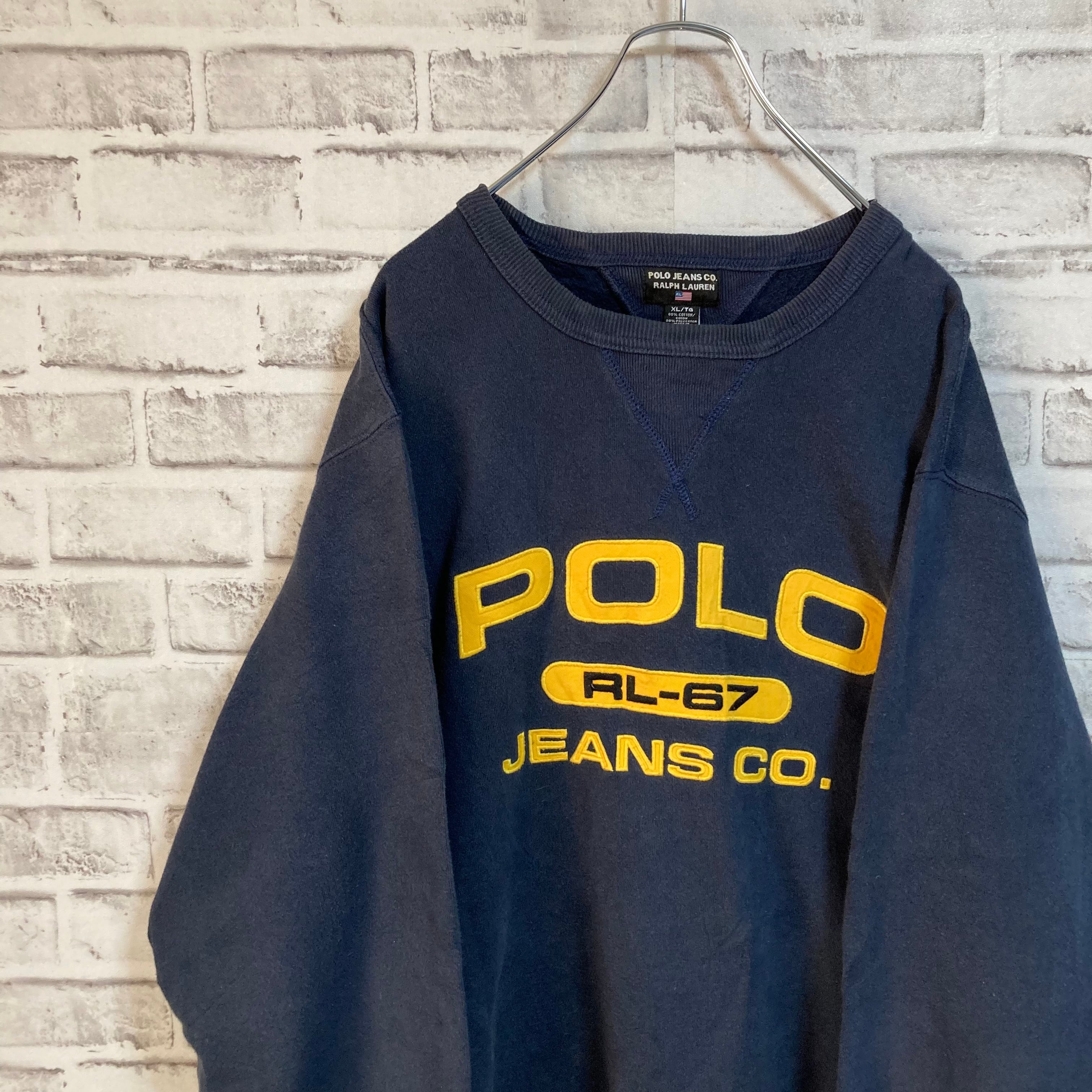 POLO JEANS RALPH LAUREN】L/S Sweat XL 90s ポロジーンズ