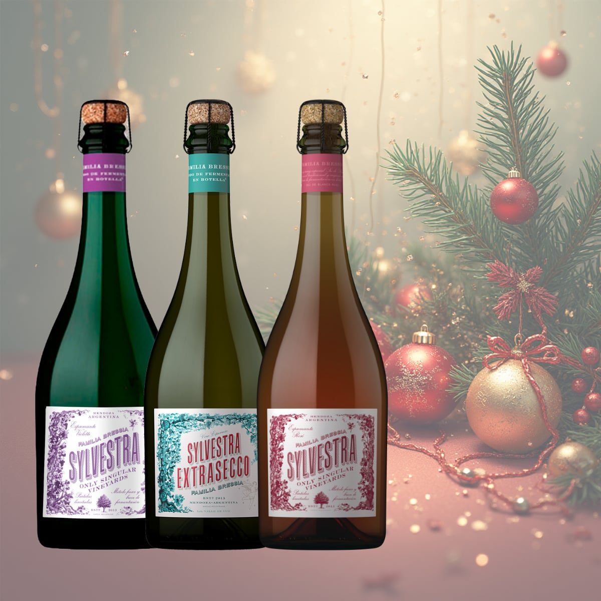 【期間限定・送料無料でお届け!】白・ロゼ・赤が揃う華やかスパークリングセット