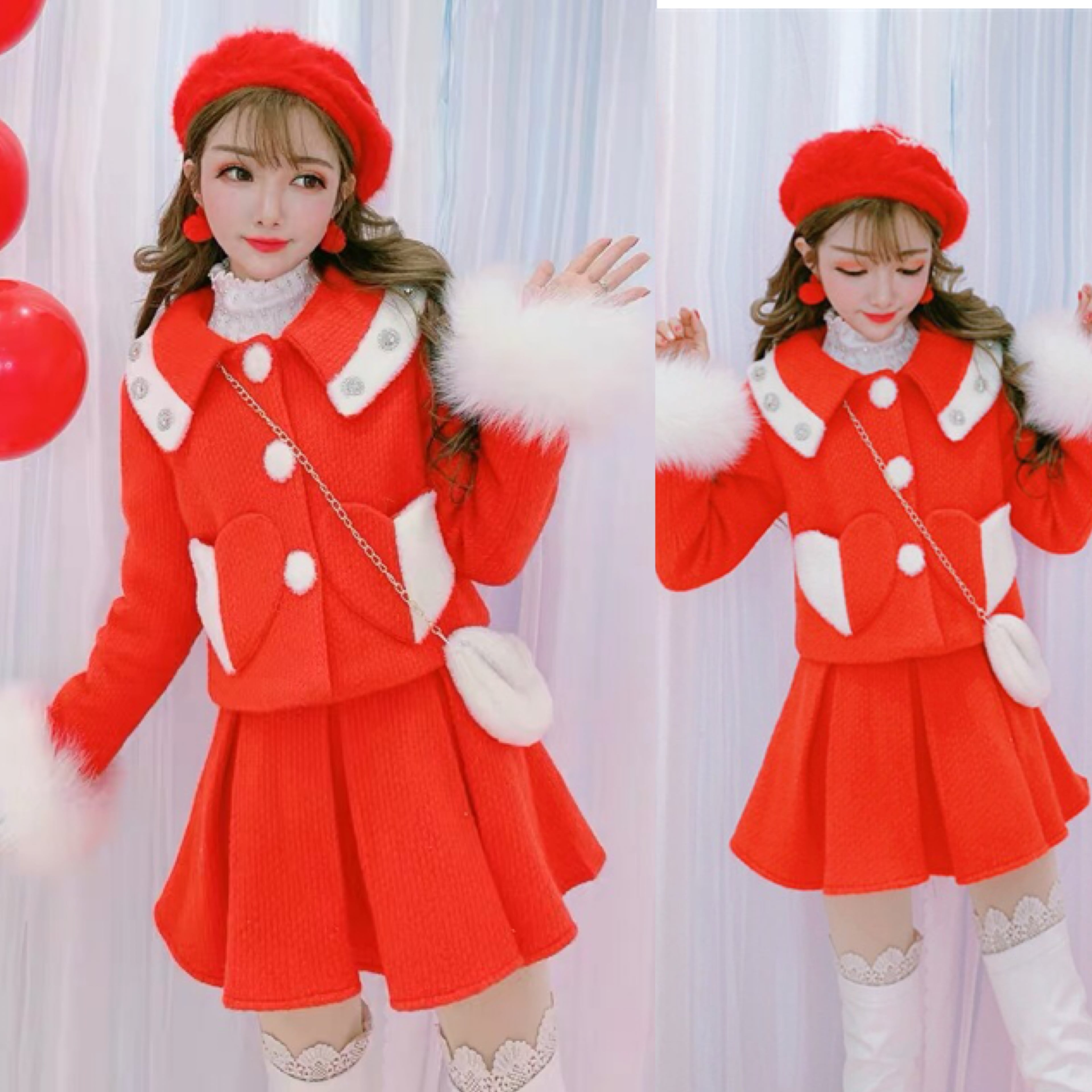 セットアップ】ニット スーツ ツーピース ワンピース スカート