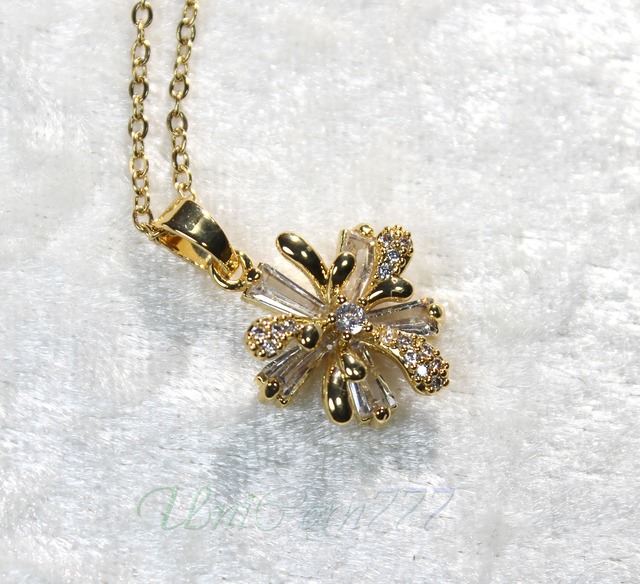 鑑別書付天然ダイヤモンドネックレス TypeB 0.483ct/0.41ct (刻印) 18 