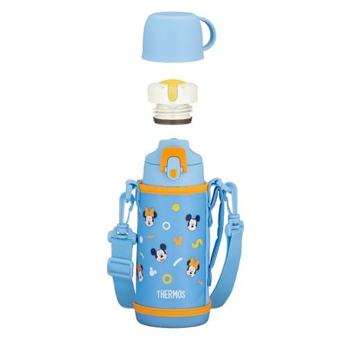 サーモス THERMOS 真空断熱2ウェイボトル 0.8 ピンク 水色 リボン 保温
