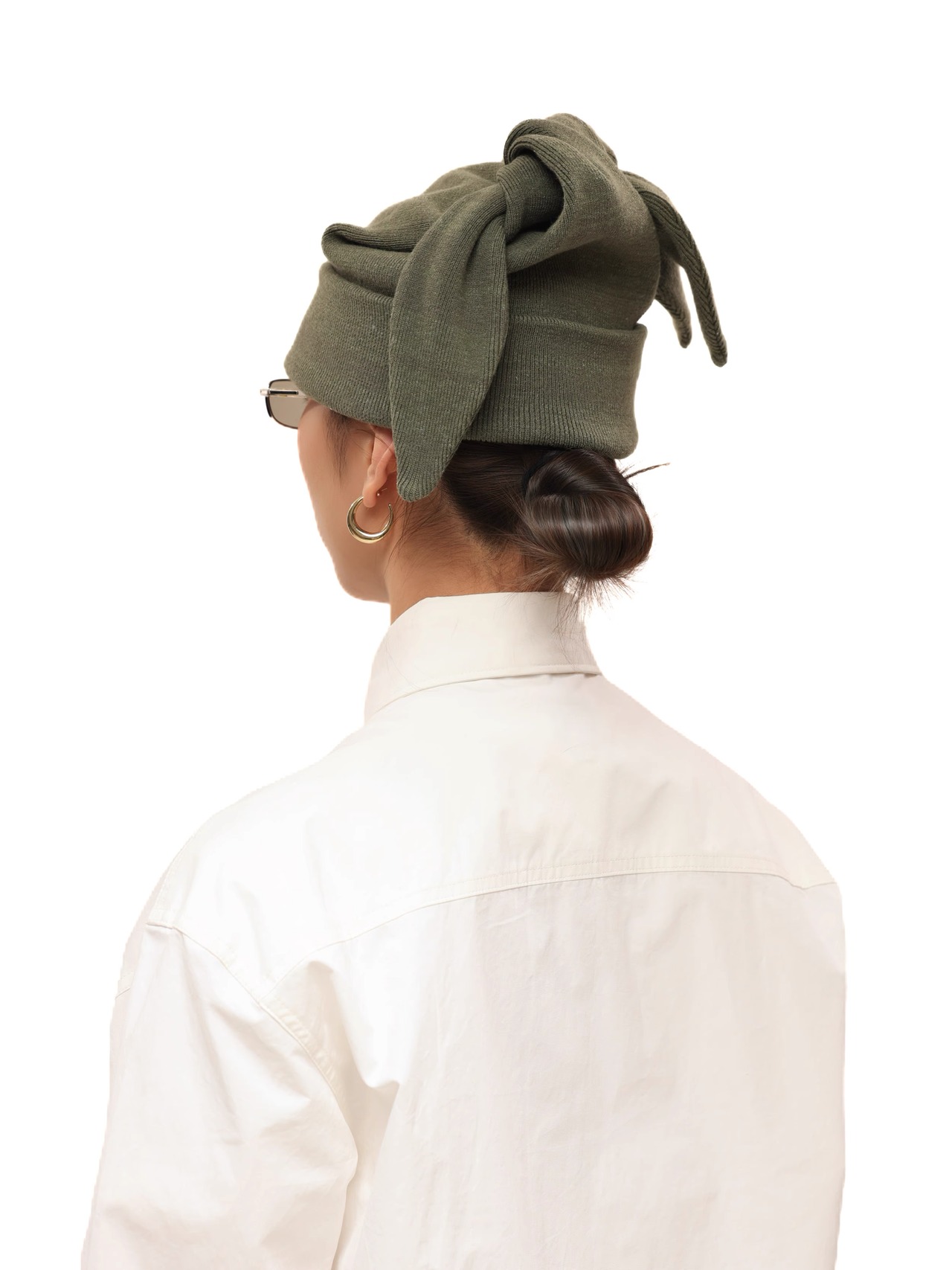 6CRAYON Three-Ear Knit Beanie