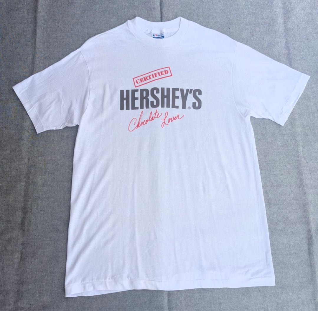 80s hershery's print tee 小岩店