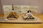 雛人形GLoire/栄光.清水ゆたか正絹「手刺繍」3922-1-1.限定1点販売　