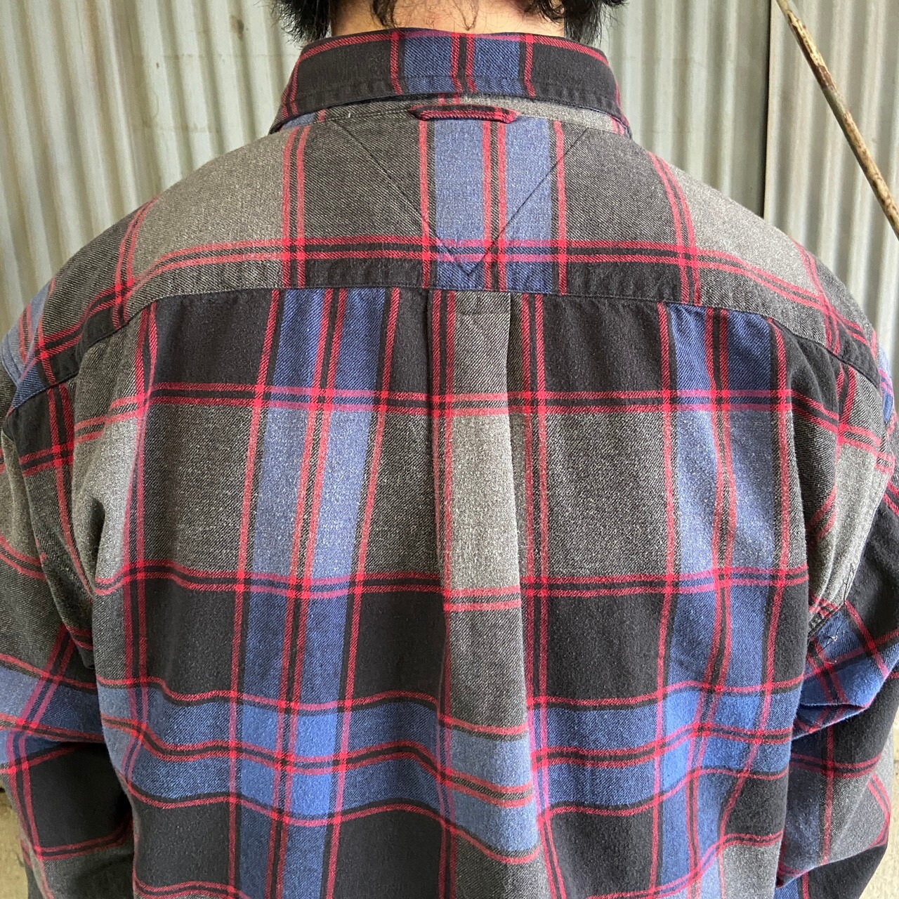 90年代 TOMMY HILFIGER トミーヒルフィガー チェック柄 ライト 