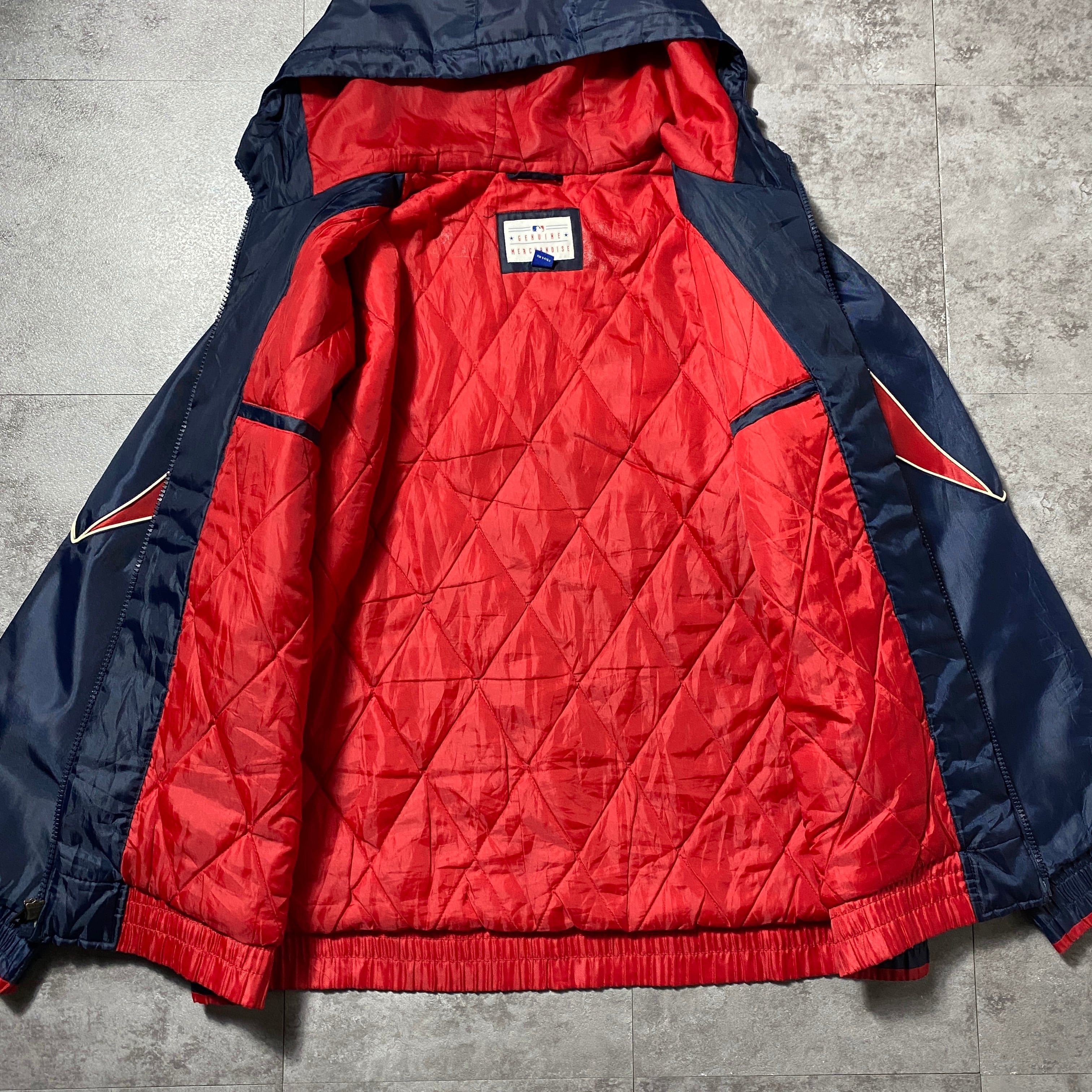 MLB RED SOX ボストンレッドソックス 刺繍ロゴ 中綿 ナイロン