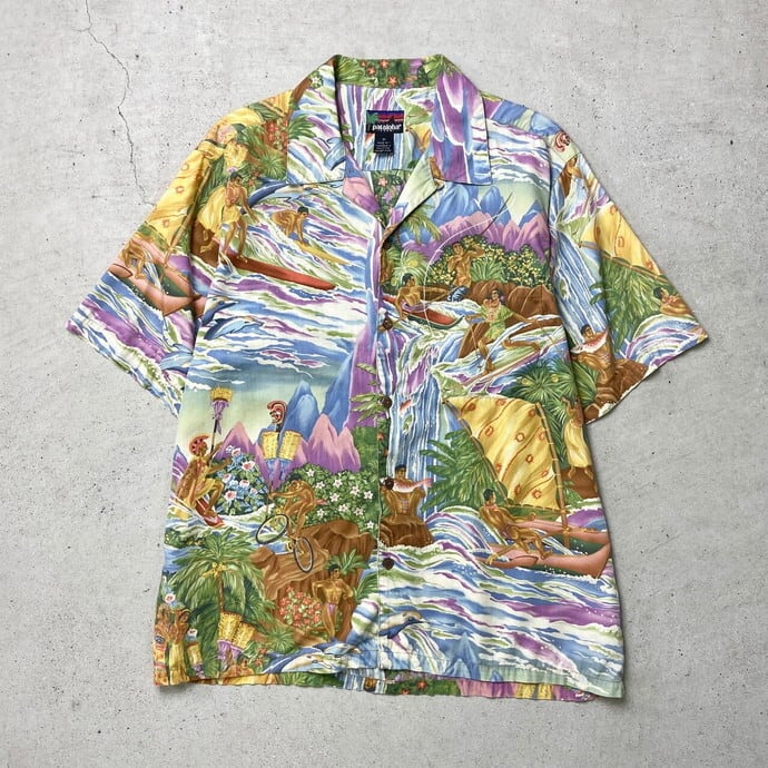 90年代 patagonia pataloha パタゴニア パタロハ アロハシャツ