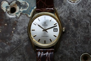 【OMEGA】1969年製 シーマスターデイト ストリームラインケース 金張り 記念刻印 自動巻き OH済み / Vintagewatch / Seamaster / Cal.565