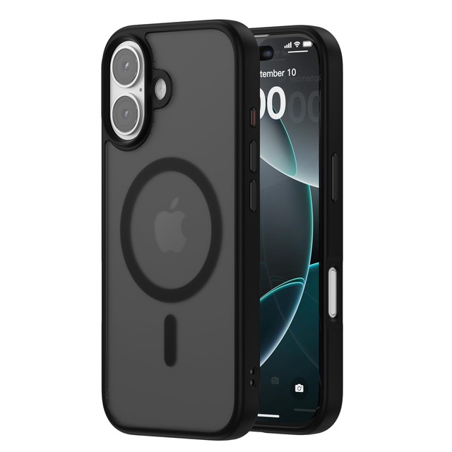 【MagSafe対応】iYiTai iPhone 17 用 ケース 6.3インチ 2重構造[TPU+PC] 神秘的な肌感