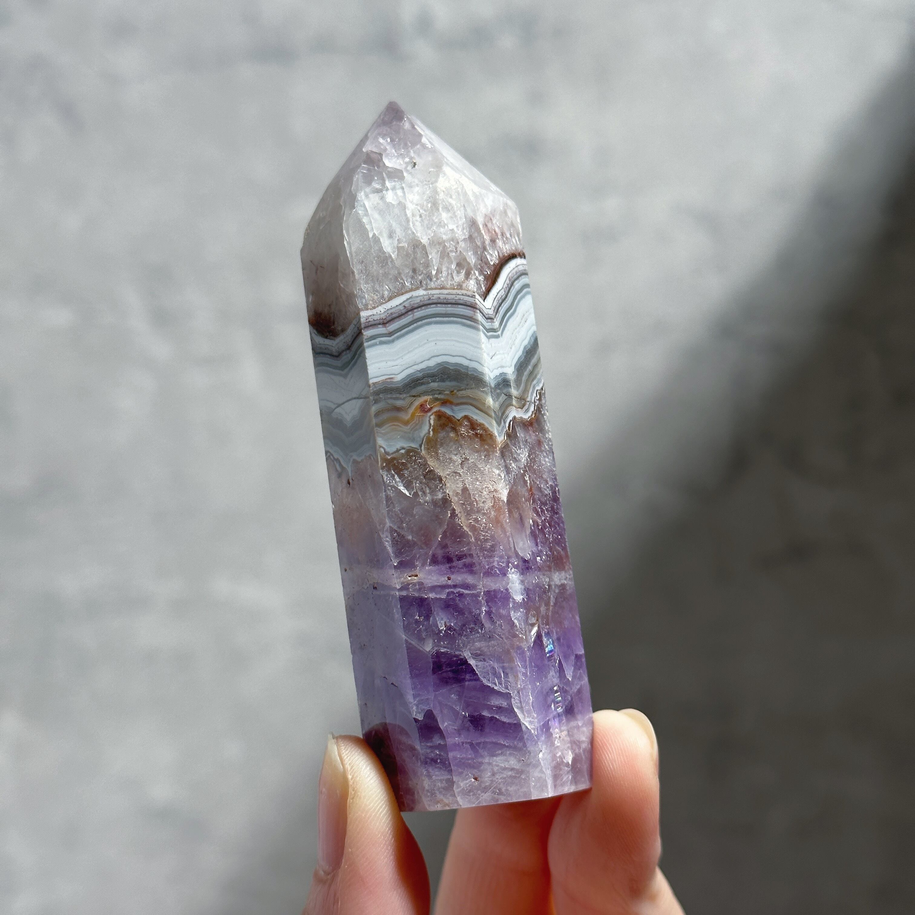アメジスト×アゲート タワー43◇ Amethyst Tower ◇天然石・鉱物