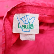 【ジュニアサイズ用 ハワイ製 フラダンス衣装】ピンク Laula ワンピース ドレス モンステラ ケイキ 子供用 鮮やか かわいい