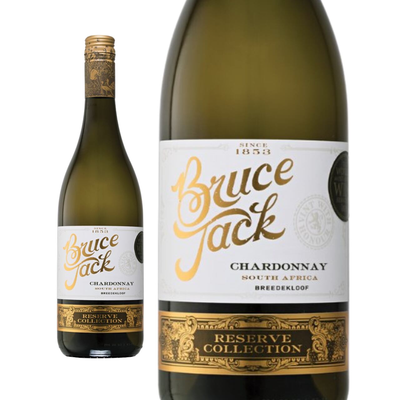 【世界で称賛される 果実と樽香が調和する上質シャルドネ】ブルースジャック・リザーブ・シャルドネ(南アフリカ)