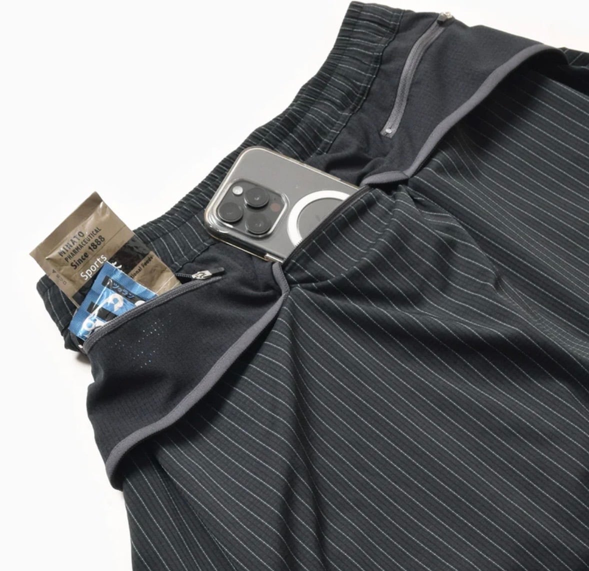 MMA(MOUNTAIN MARTIAL ATRTS) MMA Front Pleats Run Skirt (Black
