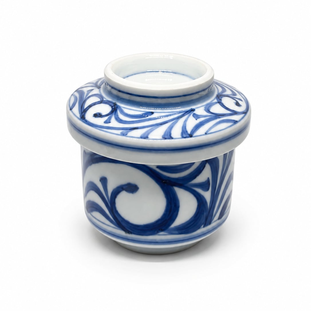 砥部焼／梅山窯】茶碗蒸し碗（唐草） | 砥部焼専門店／砥部焼の浜陶