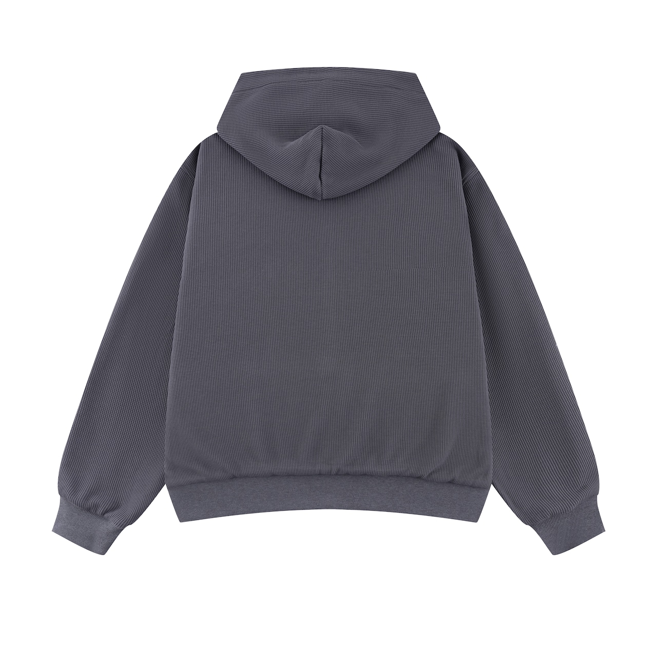 WOKE EDGE  / Double Face Glit Zip Hoodie