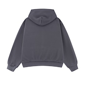 WOKE EDGE  / Double Face Glit Zip Hoodie