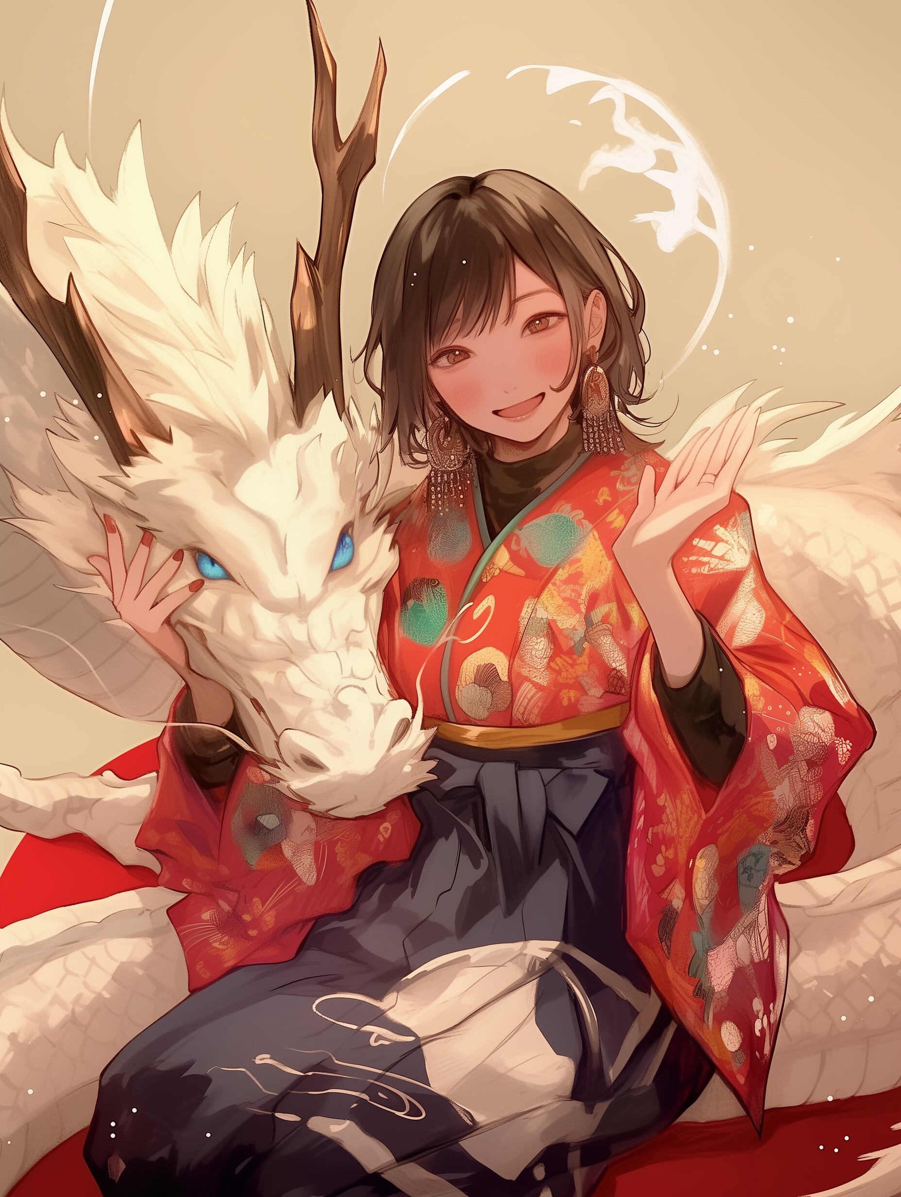 守護龍アート＆メッセージ | 蓮七(れんな）の開運∞龍結び堂