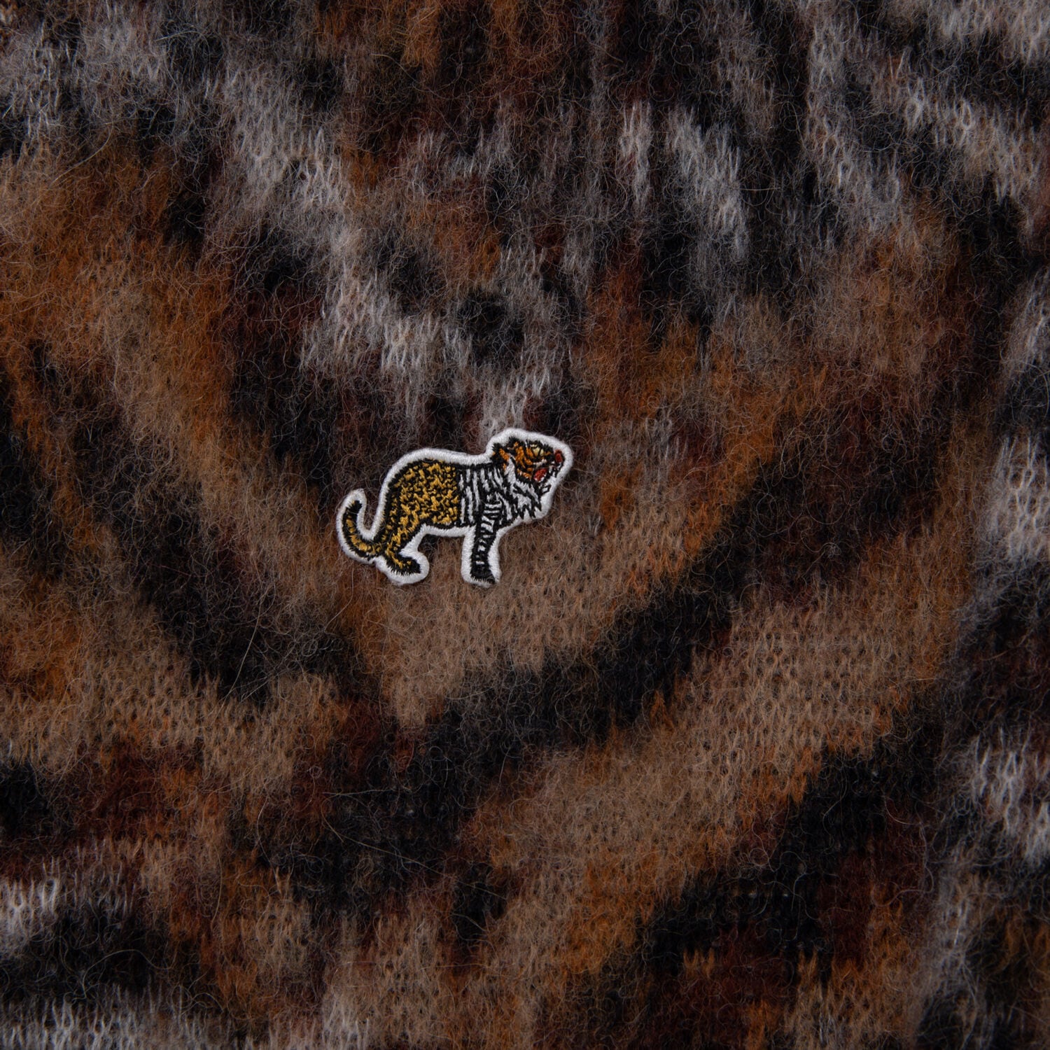 doublet MIX ANIMAL JACQUARD BRUSHED CARDIGAN(NATURAL) 22AW75KN94