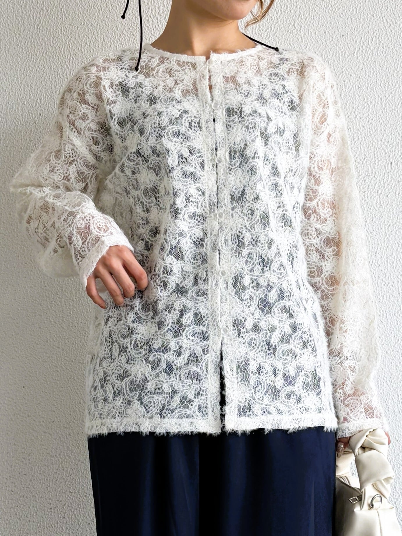 9286KT】起毛レースカーディガン（9107-66504） | 9286 Fashion Lab