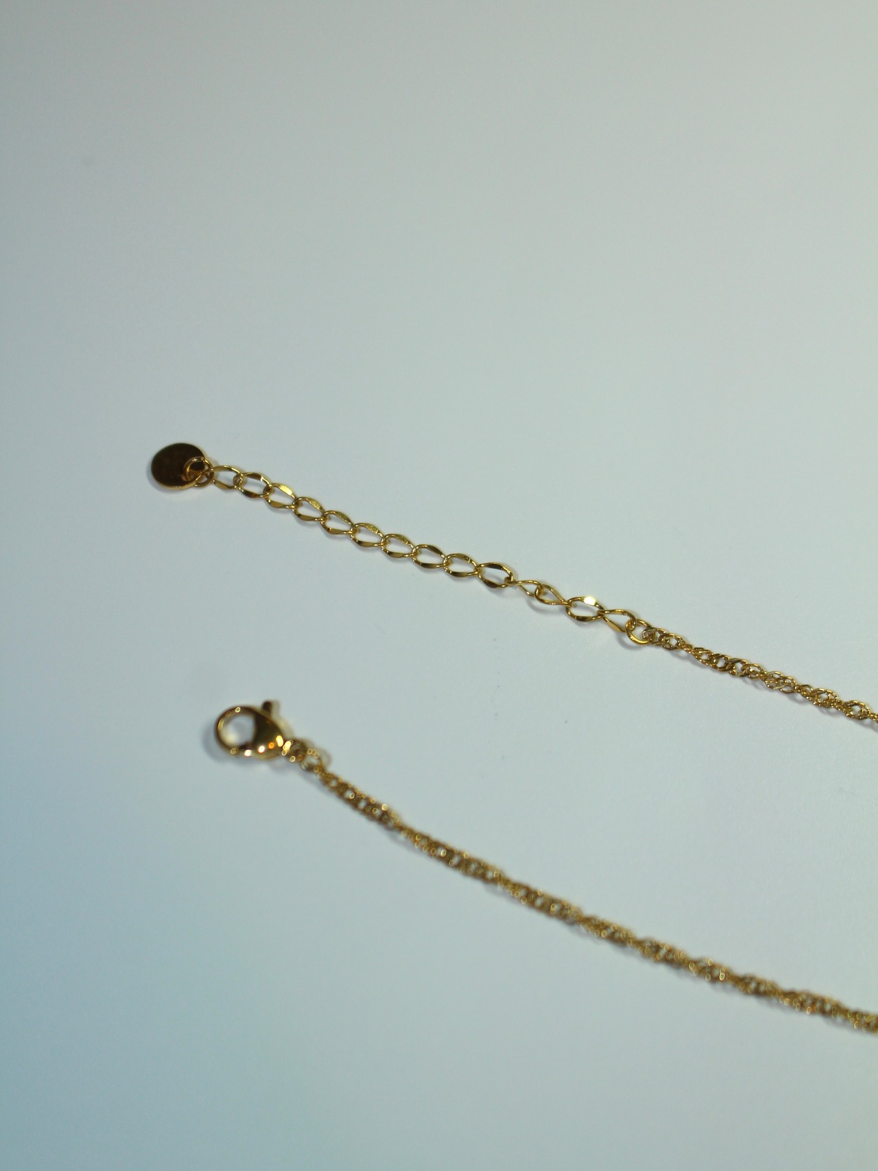 Screw chain necklace