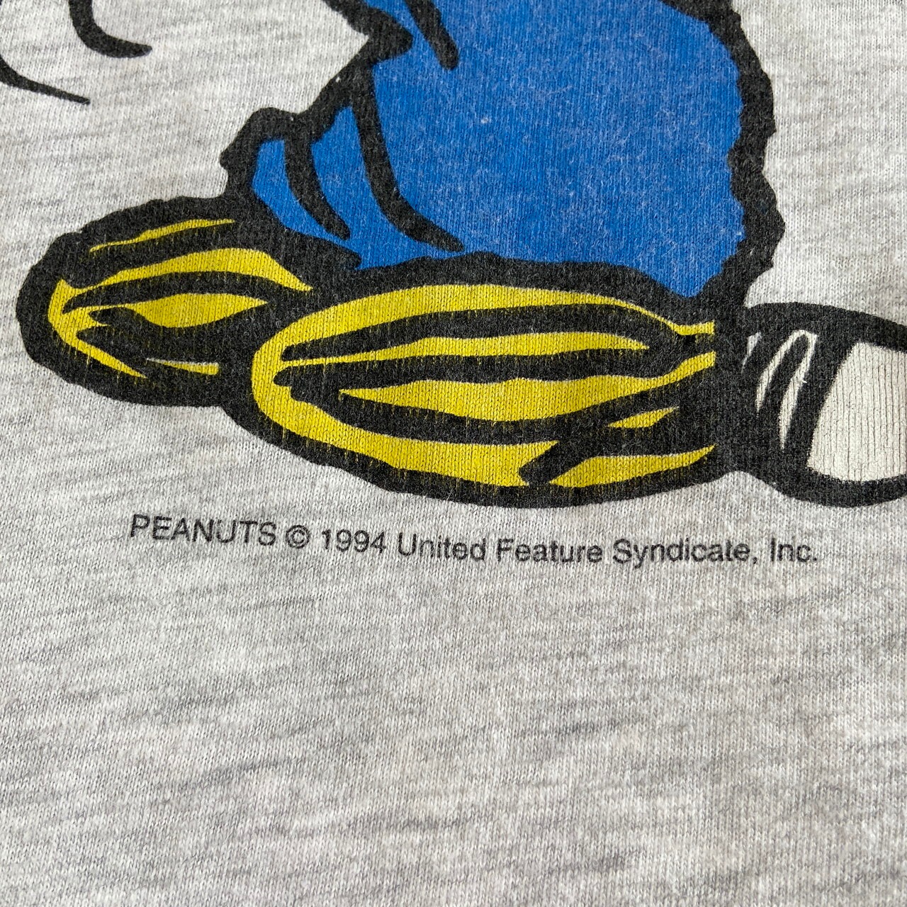 USA製 90年代 PEANUTS スヌーピー キャラクタープリントTシャツ メンズ 