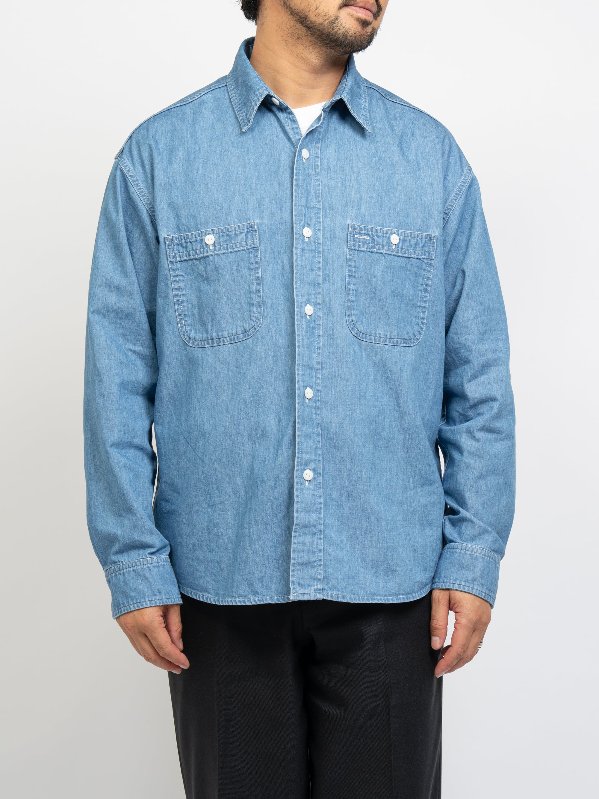 OVY Selvedge Chambray Shirt M サイズ Selvedge Chambray Shirt | OVY