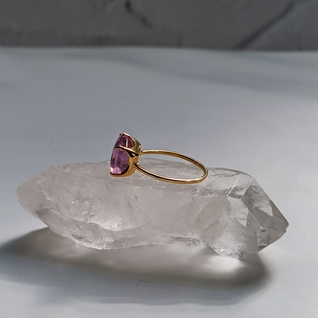 【square ring】バイカラーフローライト