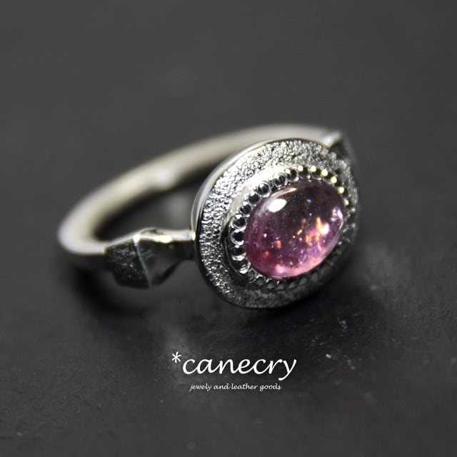 ピンクトルマリンのリング