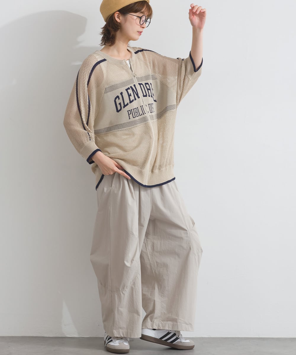  Originals 透かし編みジャケット オフホワイト M P261098 トラック透かし編みZIPジャケット / Openwork Knit Track Zip