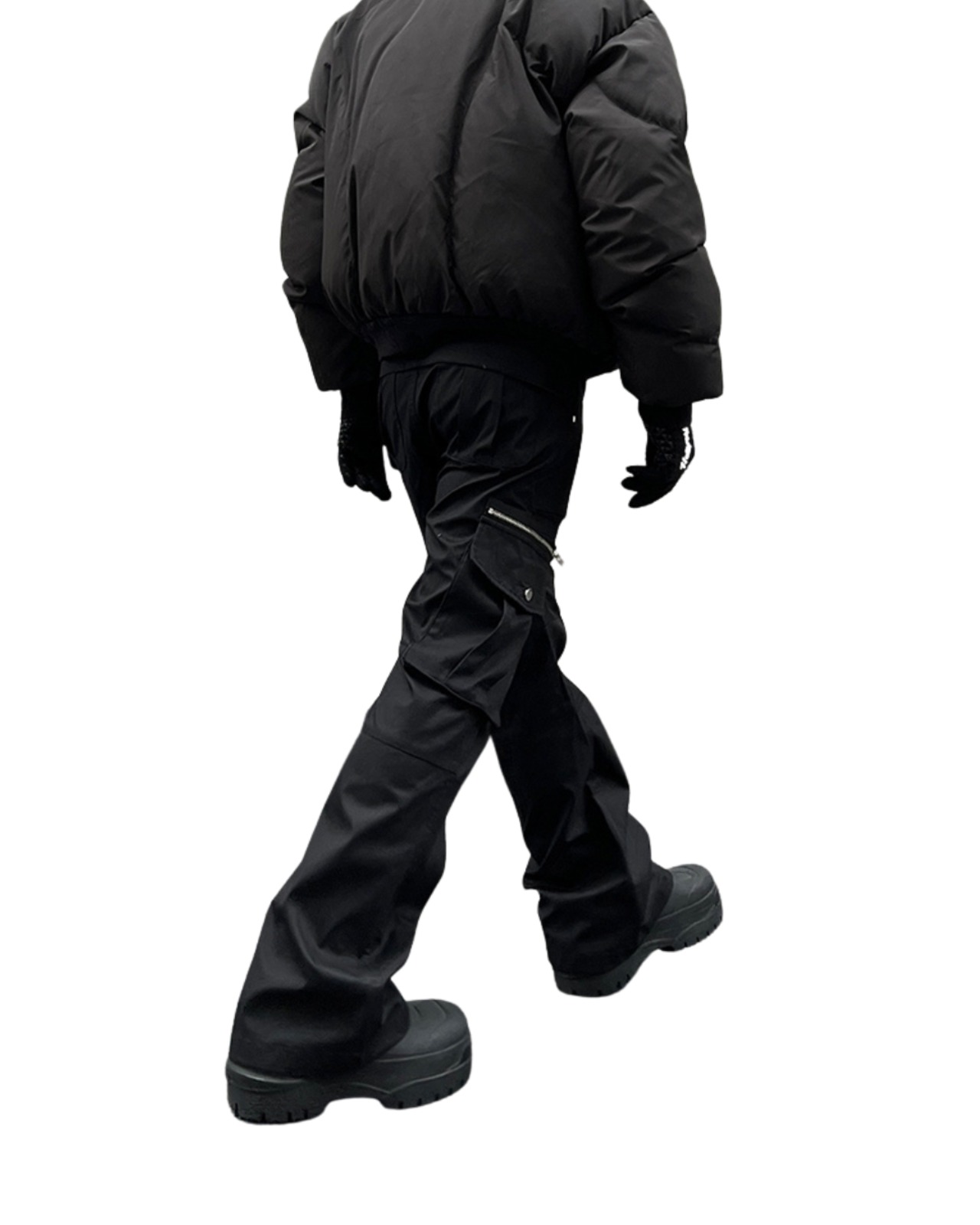 脚長設計｜強さと美脚を両立するフレアカーゴパンツ(P00008)