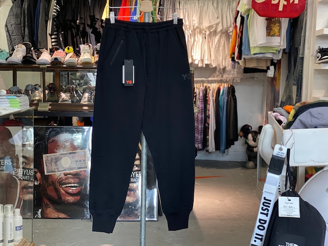 Y-3 CLASSIC SWEAT CUFF PANTS BLACK XS FJ0357 57.5KA2188