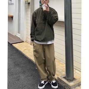 Wide tuck chino pants 1171