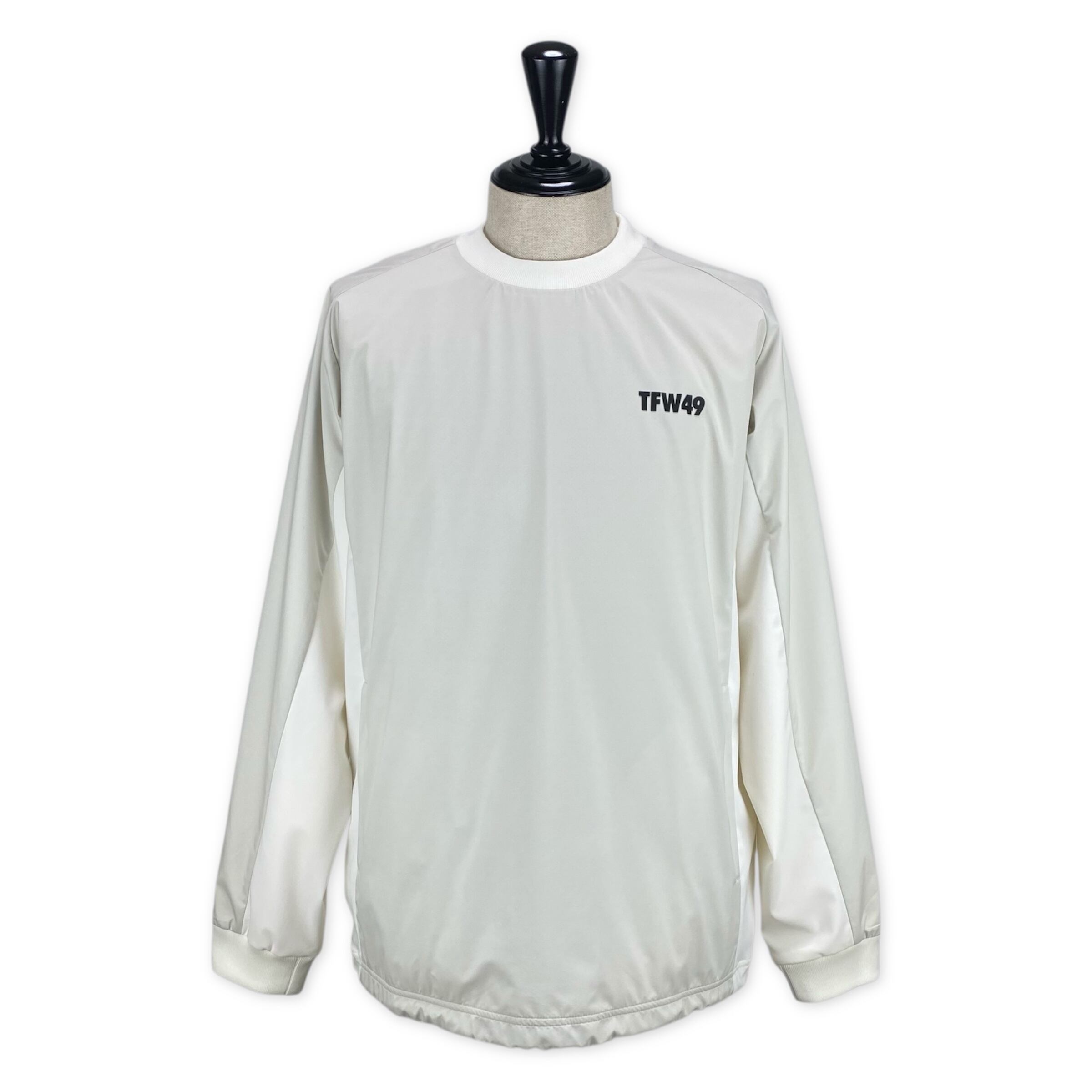 メンズウェア TFW49 SHELL PULLOVER CREW white L TFW49】《MEN'S》SHELL PULLOVER CREW(WHITE) | Sandy GOLF