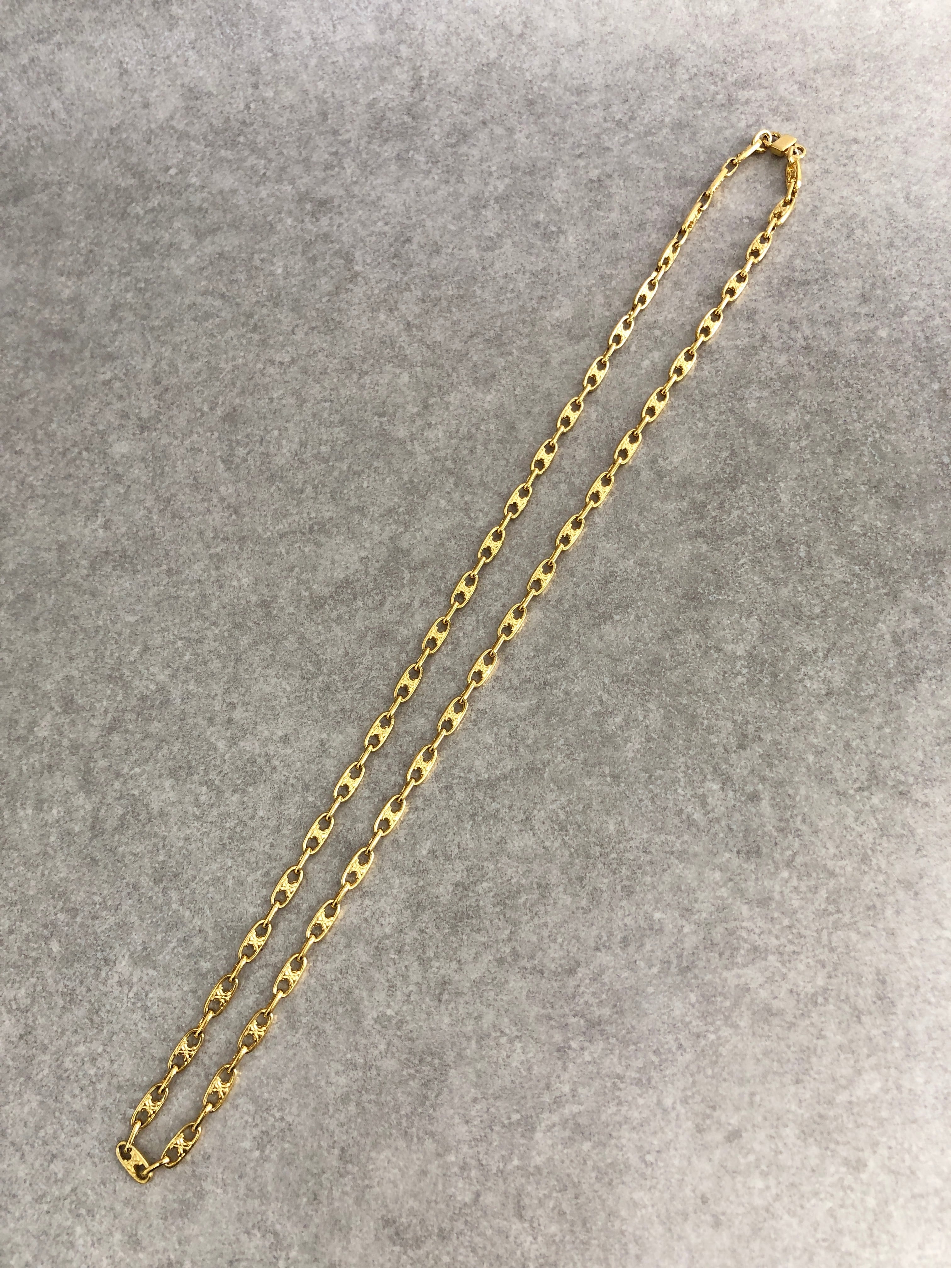 CELINE セリーヌ ネックレス ゴールド トリオンフ vintage