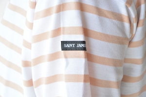セントジェームス SAINT JAMES 薄手ルーズドロップT(20JC 8733 LEGR)NEIGE/BLUSHSTONE