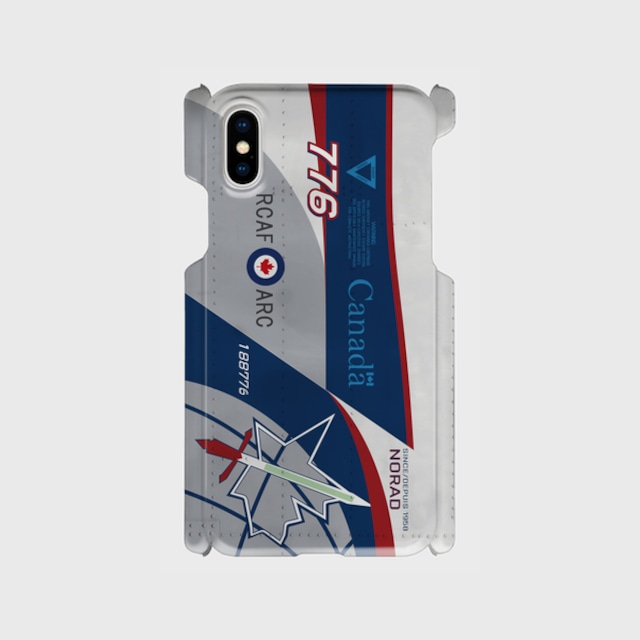 カナダ空軍-CF-101B-ブードゥー-第410飛行隊 iPhoneケース