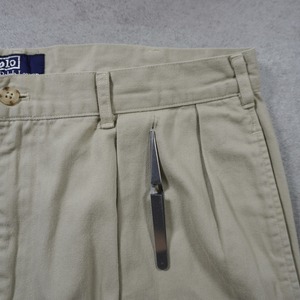 90s 初期型 日本製 Polo by Ralph Lauren POLO CHINO W34L28相当 古着