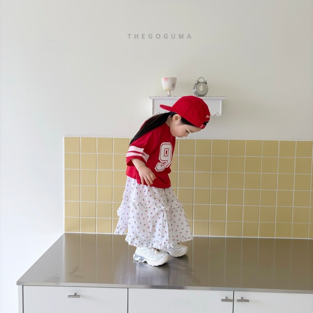 《予約》THE GOGUMA ¨ cherry check kang kang skirt ¨ 26summer