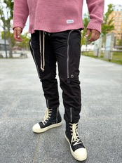 Multi-zipper Cargo pants