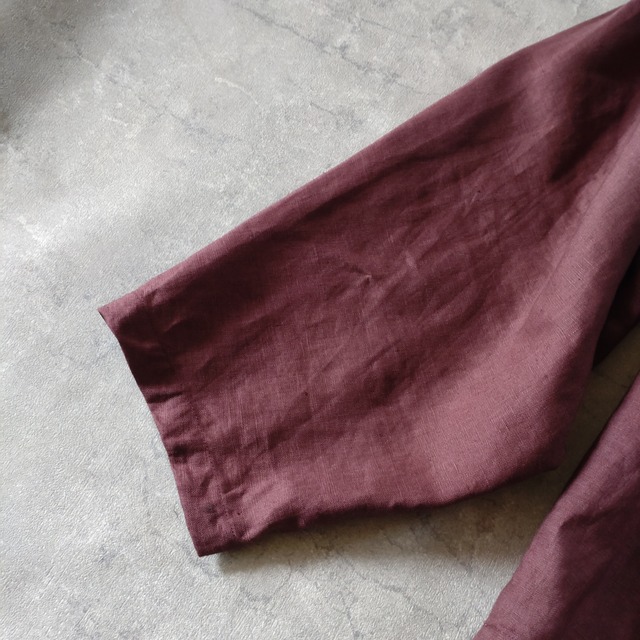 胸元ギャザーブラウス　