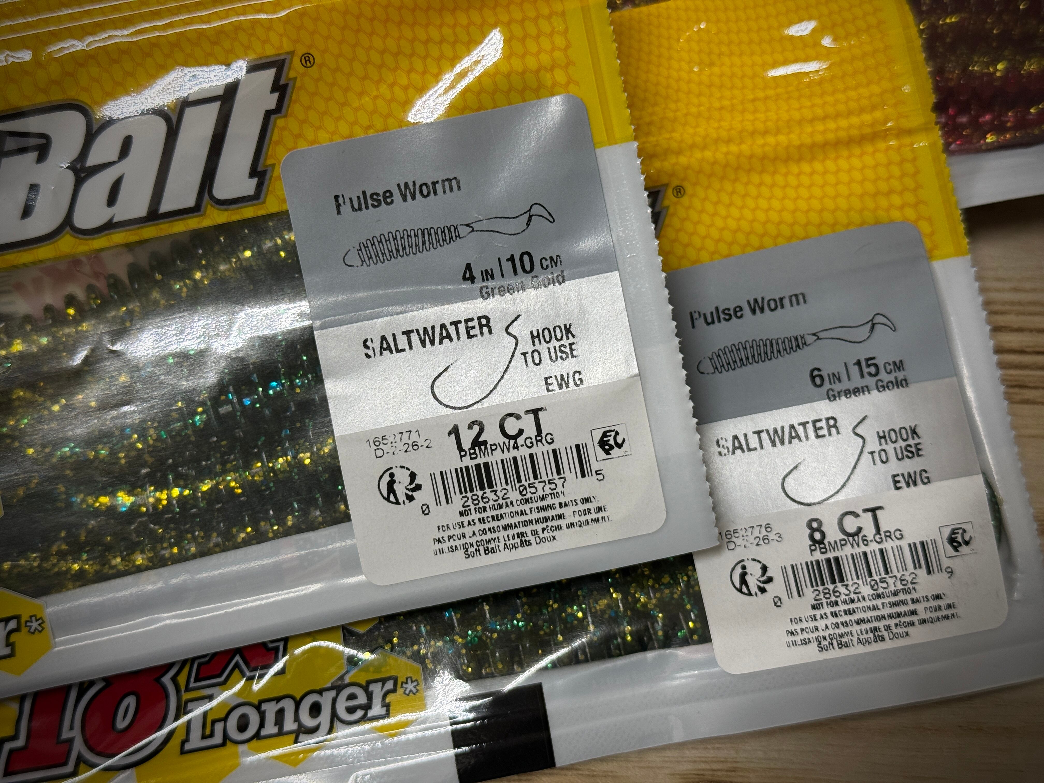 パルスワーム 4インチ/6インチ【限定カラー】 | Fishing Tackle BLUE