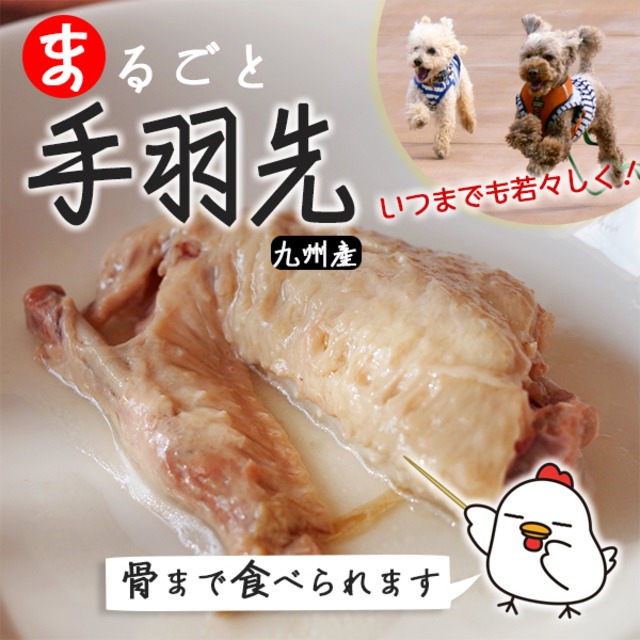 まるごと手羽先のやわらか煮 ドッグフード　腎不全　食欲増進