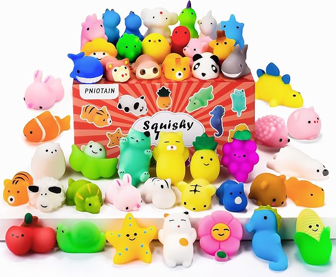 48個スクイーズ 玩具 動物 ストレス解消グッズ スクイーズ おもちゃ