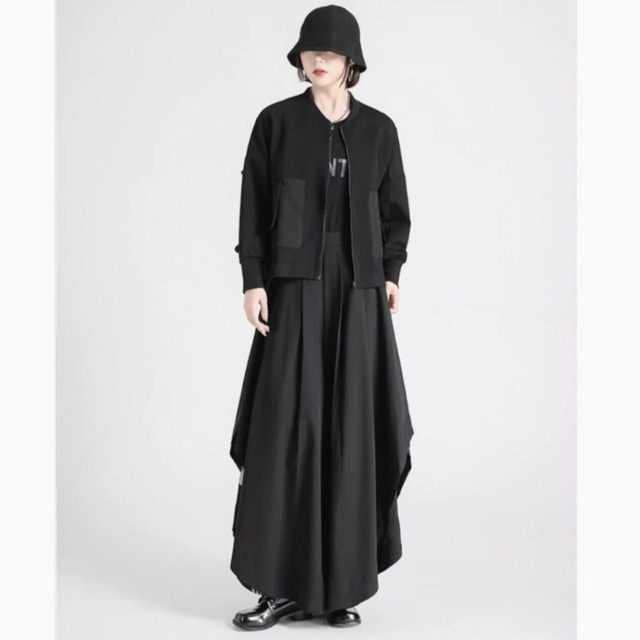 Ruffle sleeve short jacket C0787