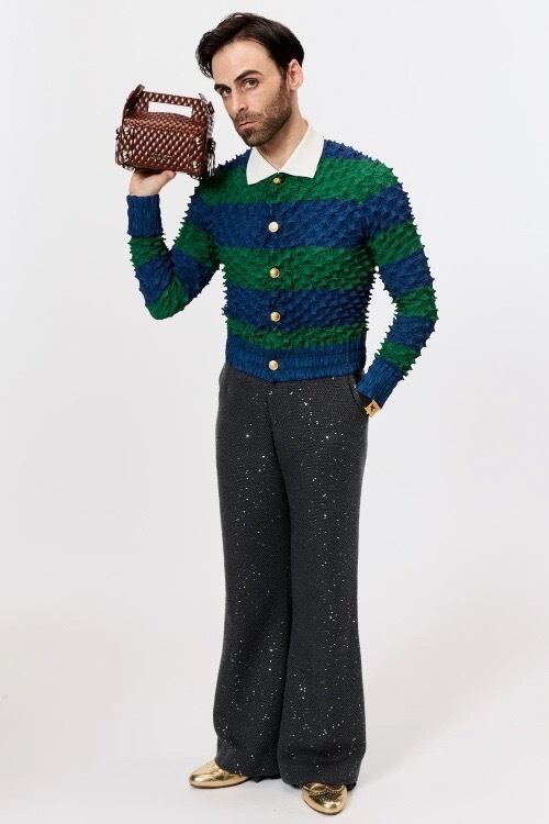 25SS】MASU SPIKY RUGGER SHIRT (GREEN) M25K6CS003 | IAAAM ONLINE STORE