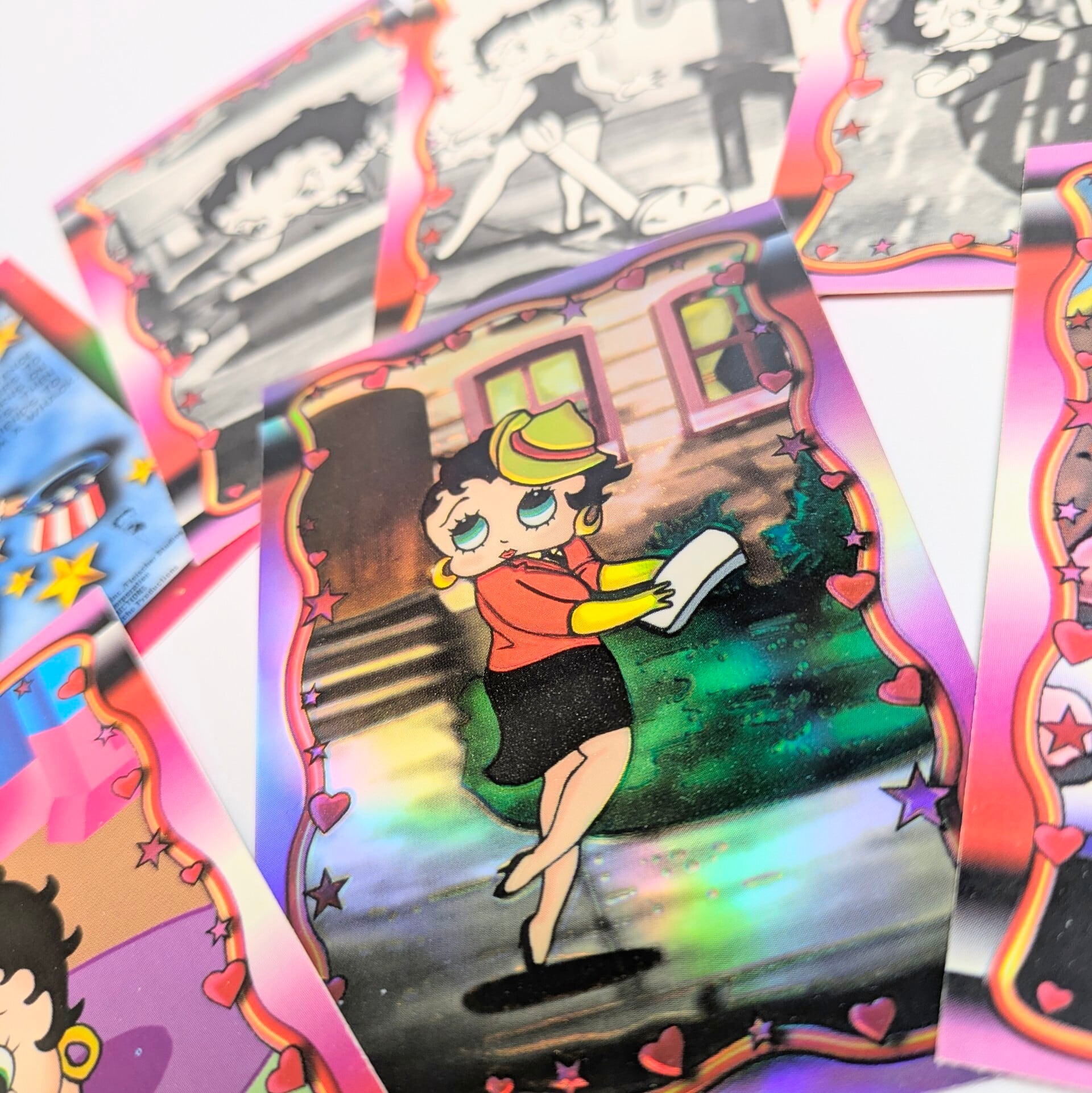 ☆送料無料！☆VINTAGE 1995【 ベティーブープ（Betty Boop） Series one PREMIER EDITION 】VINTAGE トレーディングカード単品 （1個=9CARDS）〚アメリカン雑貨 アメトイ〛