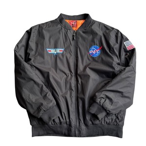 【古着】O.S.C MA-1 Flight Jacket (Black）